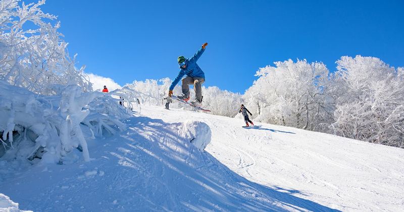 Skiing in the High Country